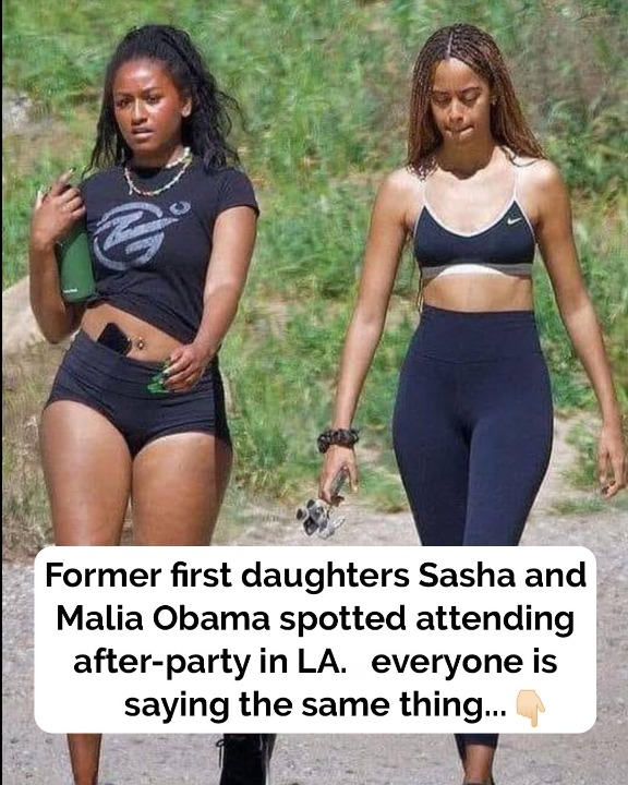 Malia and Sasha Obama Party With Rapper Drake in Los Angeles