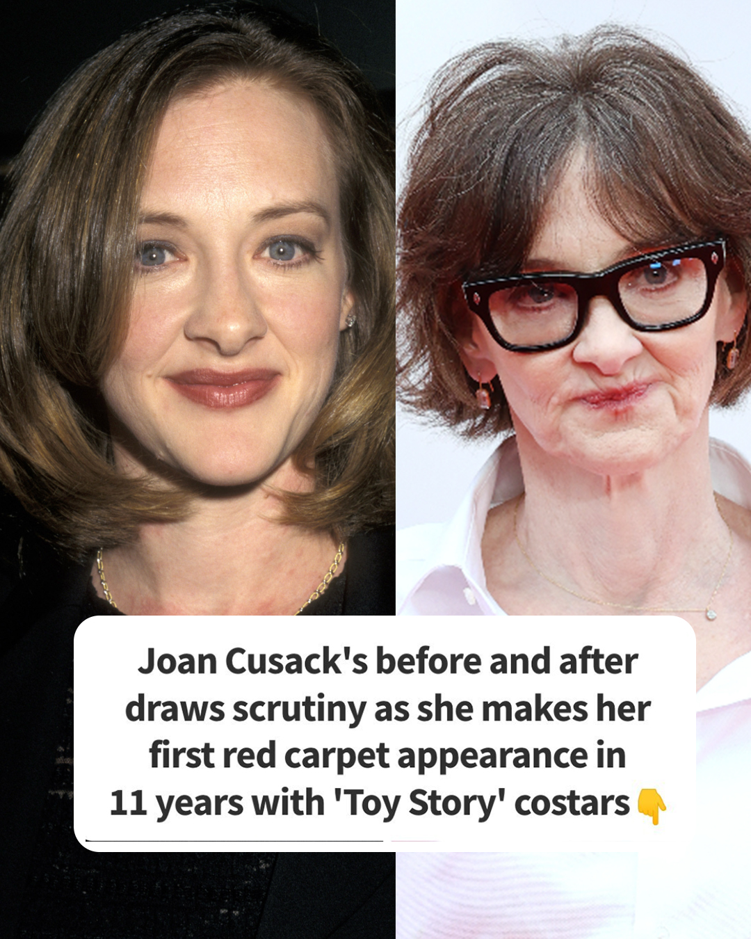 Joan Cusack leaves fans stunned as she makes first red carpet appearance in 11 years with ‘Toy Story’ stars!