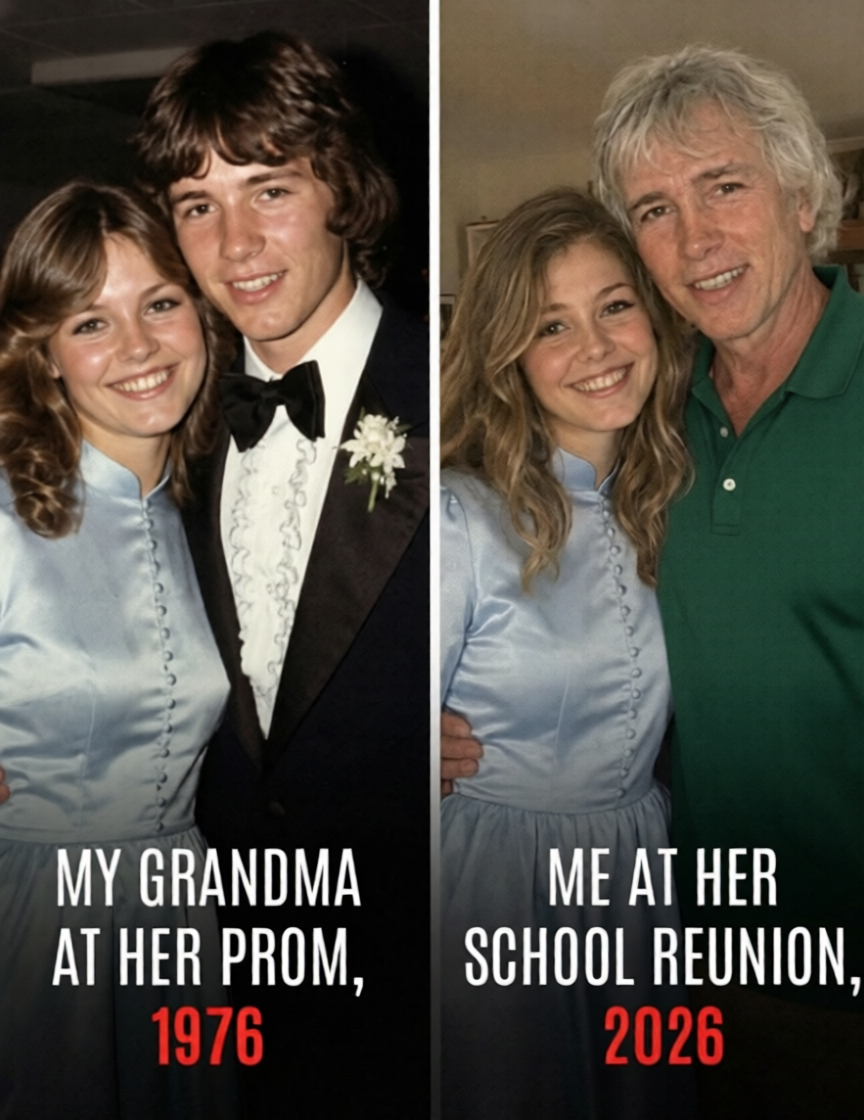 I Went to My Grandmother’s School Reunion in Her Prom Dress – When an Elderly Man Saw Me, He Took My Hands and Whispered, ‘Your Grandmother Promised You Would Marry Me’!