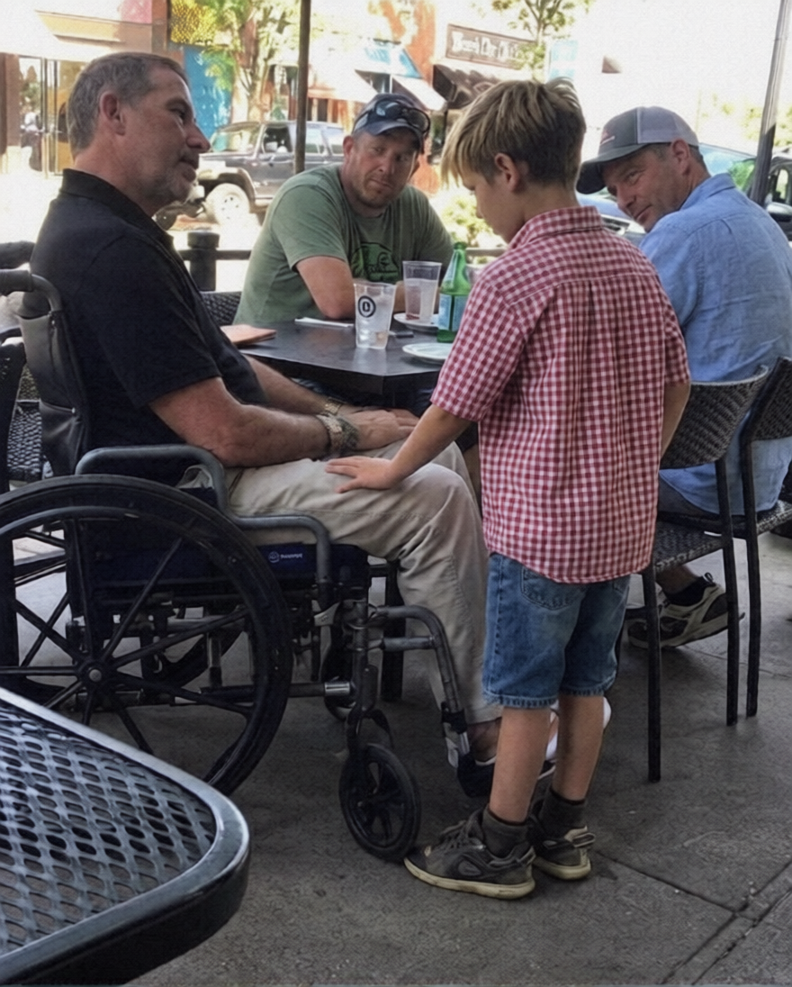 A Boy Walked up to My Wheelchair in a Crowded Café and Said He Could Make Me Walk Again – I Laughed, Until My Toes Moved After Twenty Silent Years!