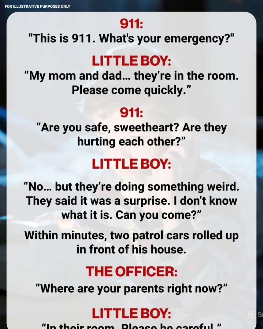 A 6-Year-Old Dialed 911 About His Parents—What Police Found Upstairs Left Everyone Speechless!