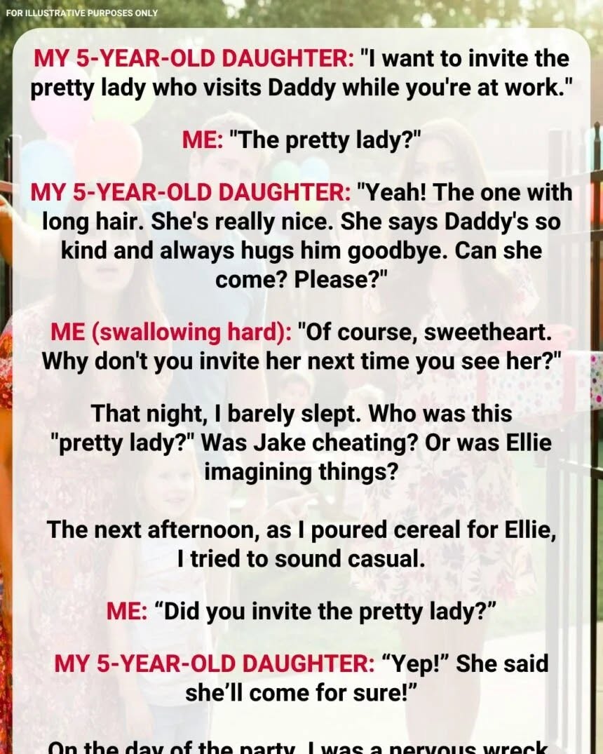 My Five-Year-Old Talked About a “Pretty Lady” Who Comes to See Daddy — I Wasn’t Ready for the Truth!