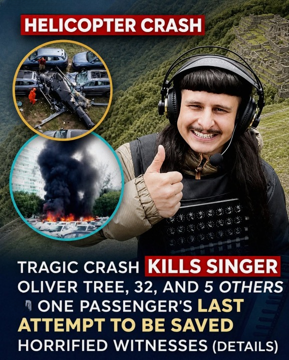 Oliver Tree Dies at 32 in Rio Helicopter Crash That Claimed Six Lives