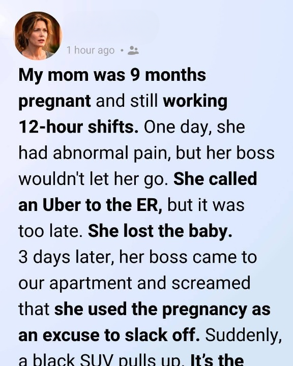 My Mom Worked a 12-Hour Shift, Lost Her Baby—Then Her Boss Knocked on Our Door