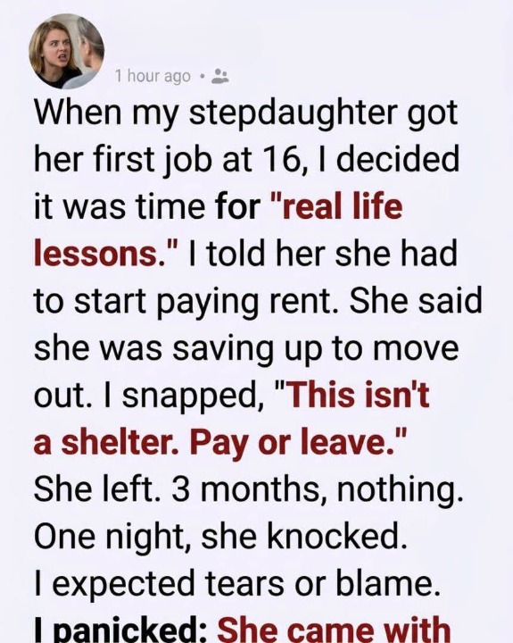 I Told My 16-Year-Old Stepdaughter to Pay Rent or Leave—She Returned 3 Months Later
