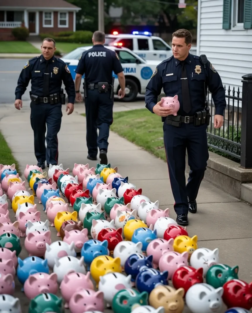 My 6-Year-Old Son Gave All His Savings to Help Our Elderly Neighbor – The Next Morning, Our Yard Was Filled with Piggy Banks, and Patrol!