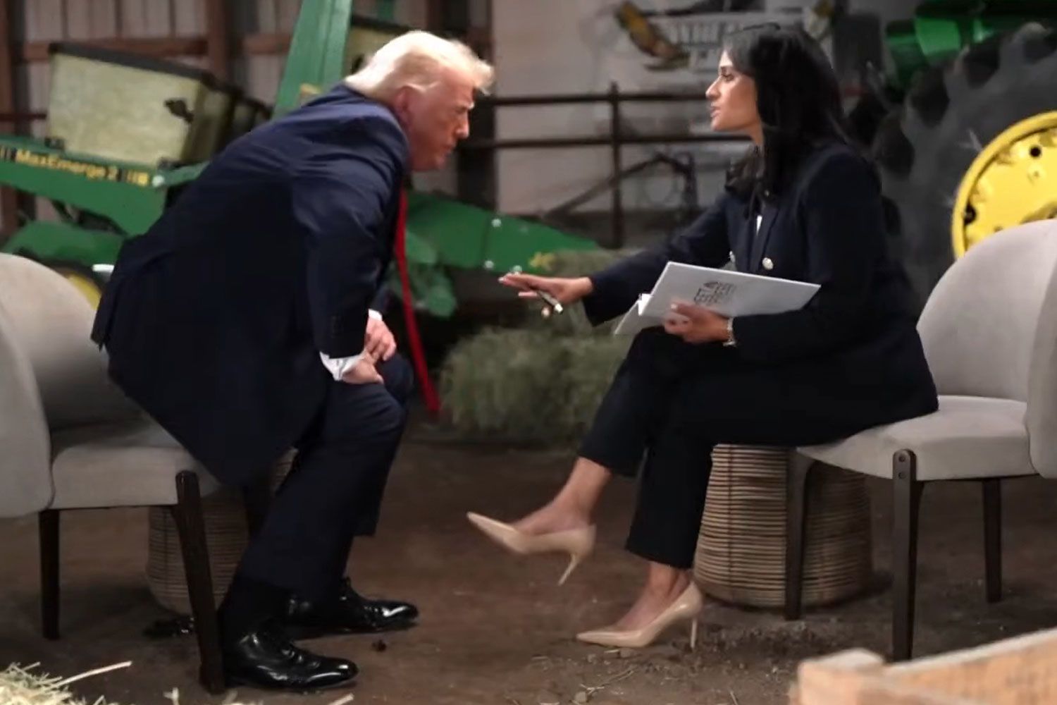 Trump Storms Out of Interview!