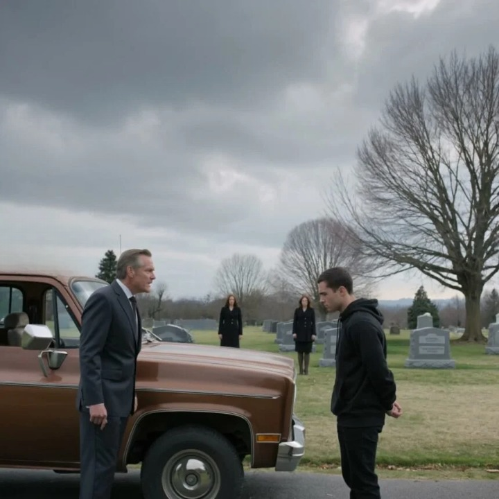 After my dad’s funeral, my brother-in-law took over his $500M company and left me with only an old truck.  But when I started it, the GPS was already set—and it led me straight to a secret my father had hidden.