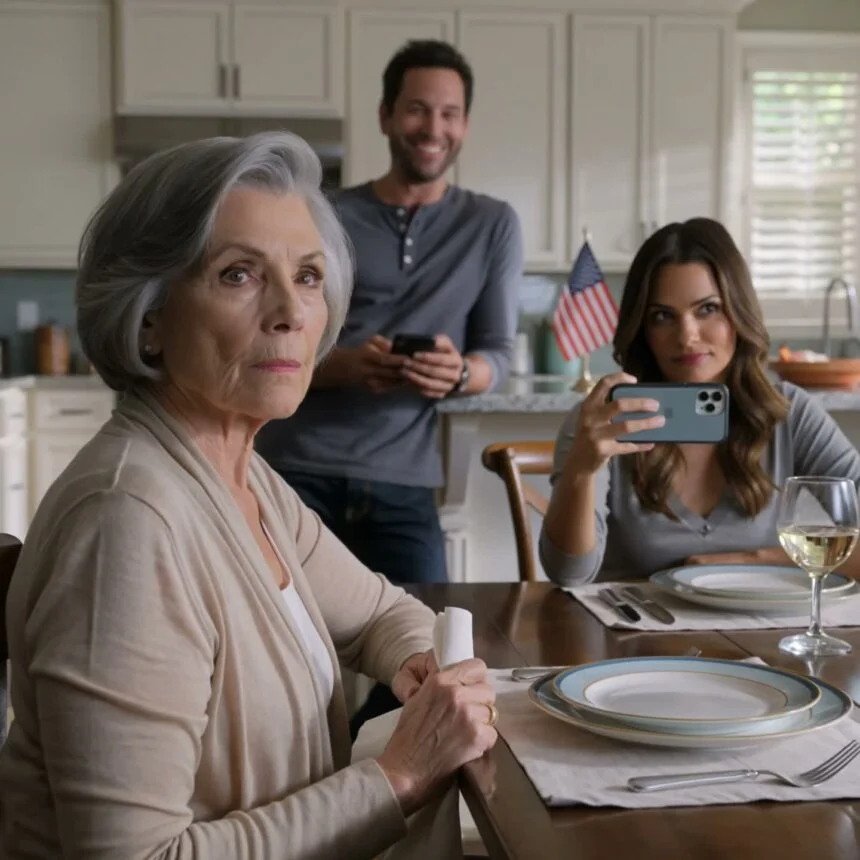 While I was setting the Sunday table in my own kitchen, my daughter-in-law filmed me and posted, ‘Our live-in maid—good for something.’ My son!