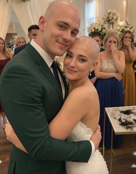 My Husband and I Shaved Our Heads During Our Wedding Ceremony — When I Explained Why, Our Guests Were Left in Tears.
