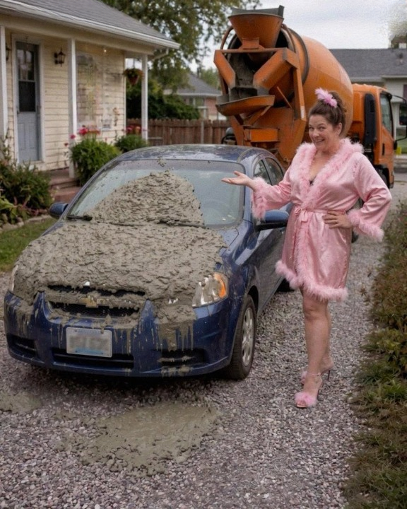 My Neighbor Covered My Car in Concrete—My 8-Year-Old Daughter Got the Last Word