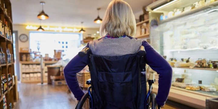 A Woman Cut in Front of My Mom’s Wheelchair at the Store — Then the Intercom Made Her Freeze
