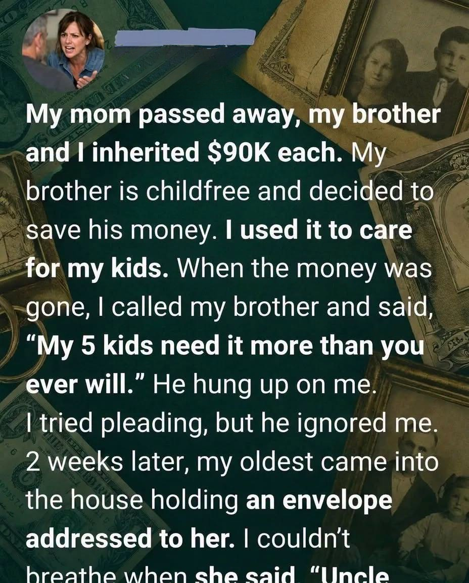 I Blamed My Brother for Refusing to Help—Then His Letter Silenced Me.
