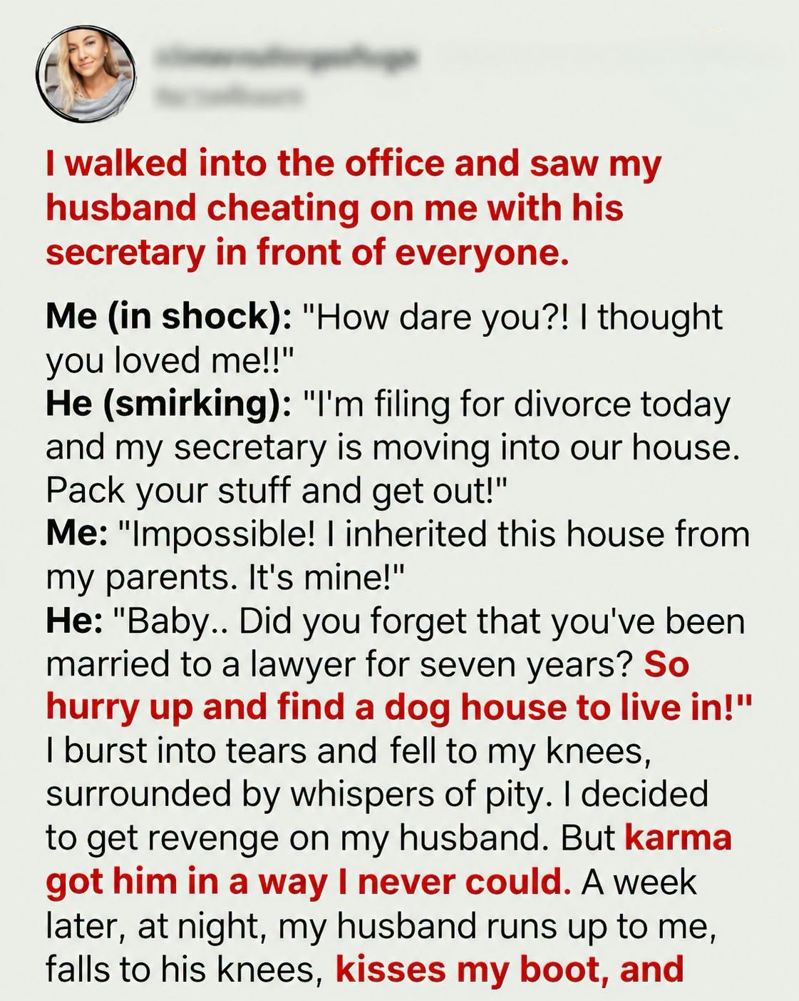 Husband Cheats on Wife With Secretary—Then Karma Hits Back!