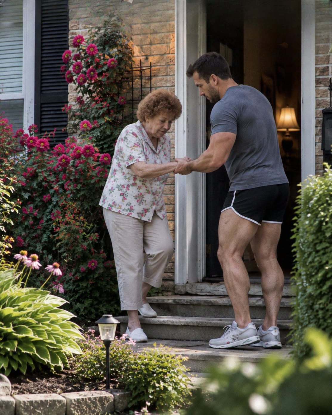 I Thought a Young Man Was Helping My 83-Year-Old Neighbor—Until I Opened Her Bedroom Door