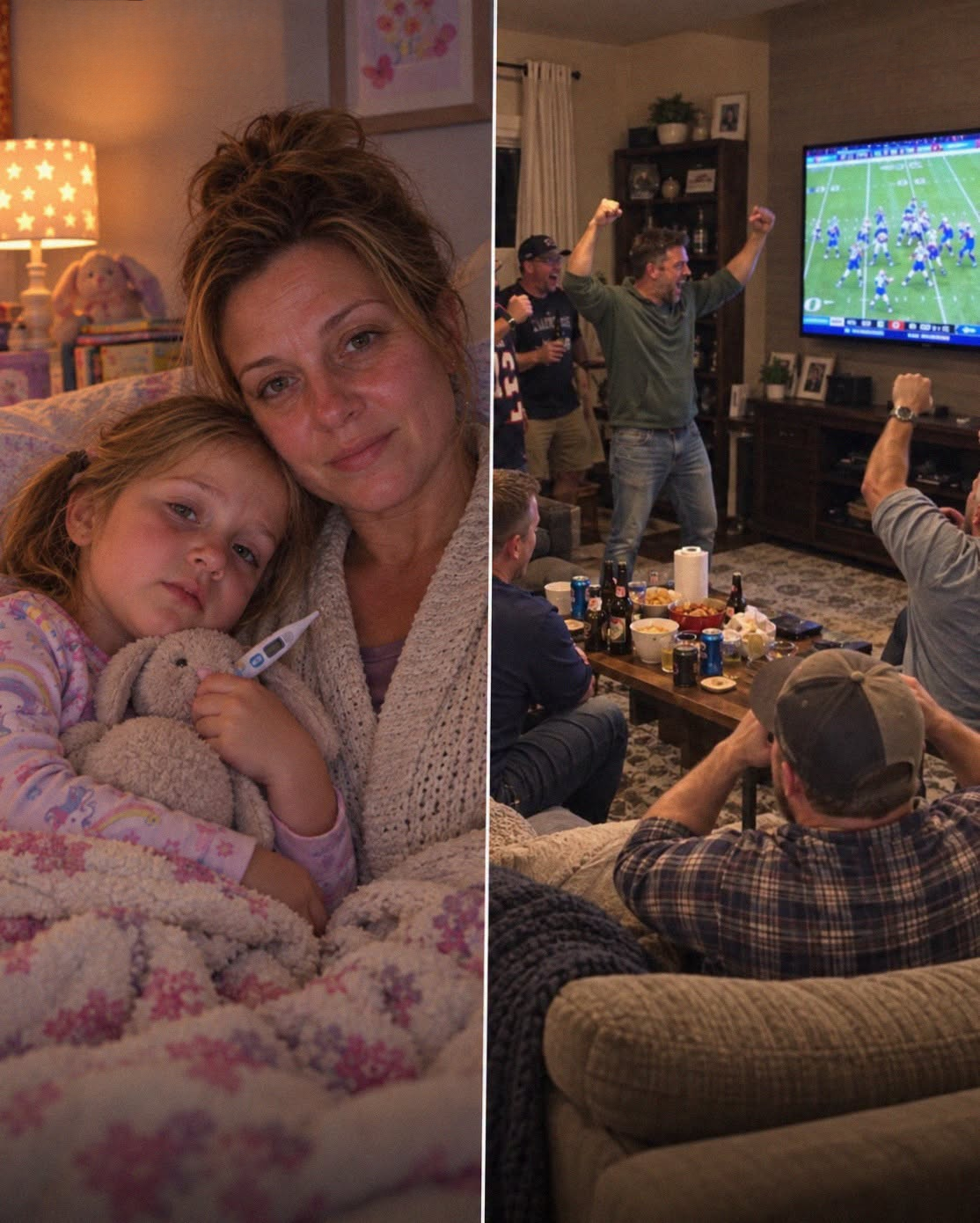 My Husband Invited 15 Friends Over While Our Daughter Was Sick — Then He Said, “Not My Problem”