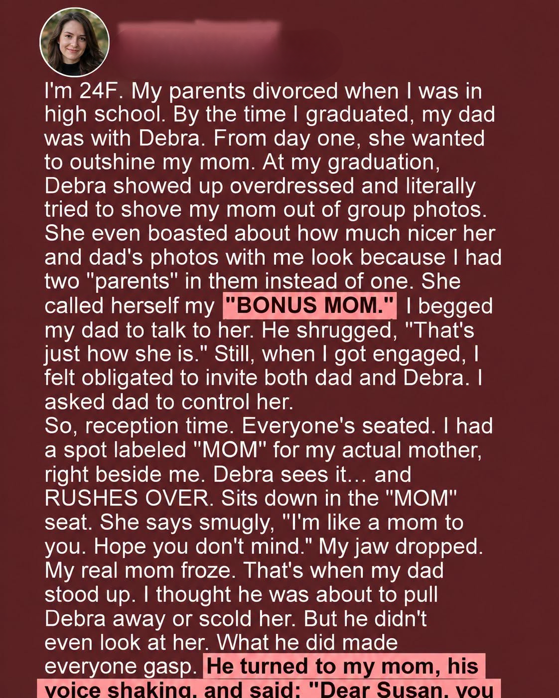 My Dad’s New Wife Kept Sabotaging My Mom While Calling Herself My “Bonus Mom”—Until She Went Too Far…