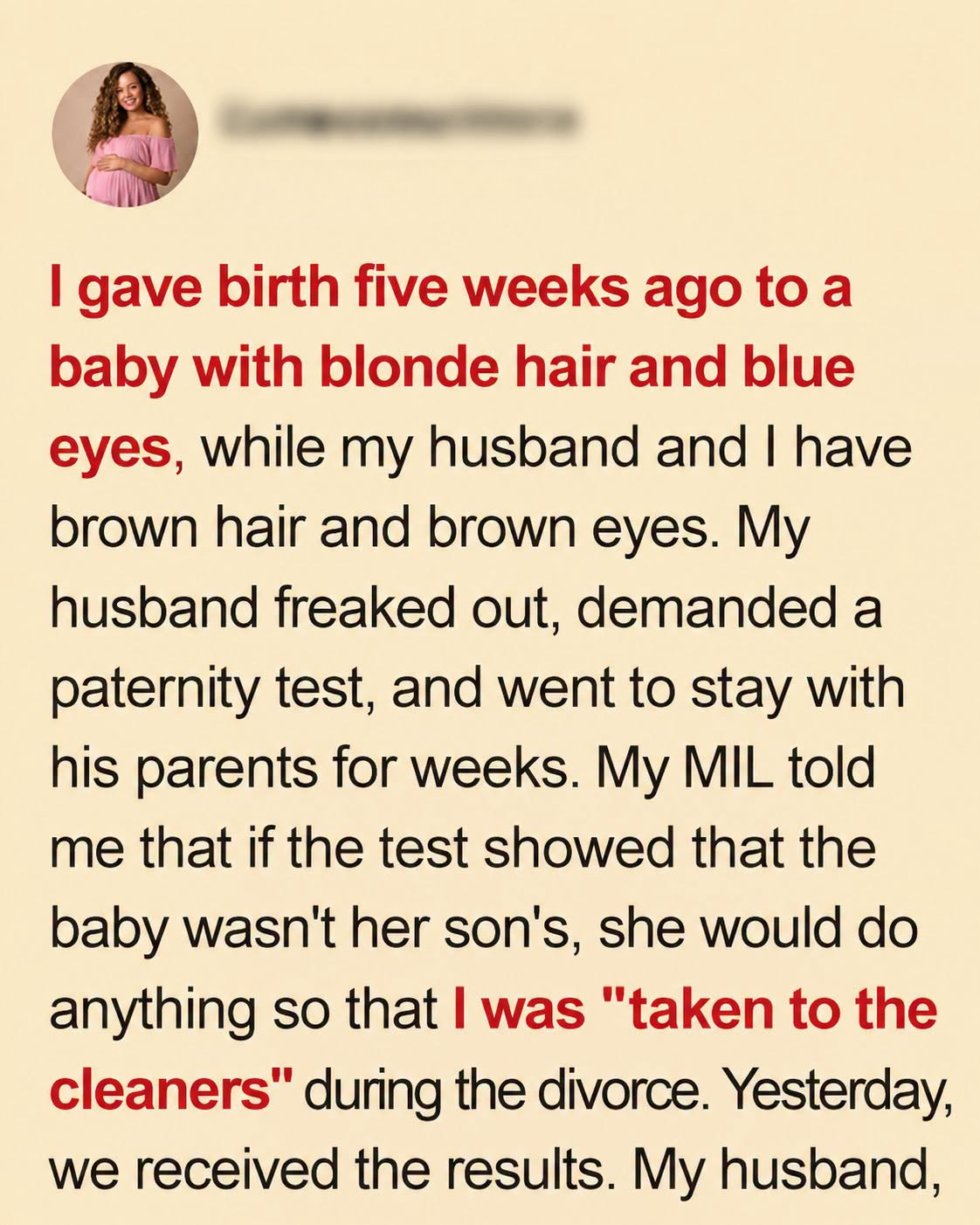 My Husband Demanded a Paternity Test After Our Baby Was Born — The Results Left Him Completely Stunned. 😳