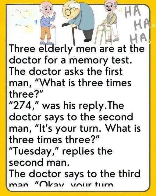 A Hilarious Memory Test at the Doctor’s Office That Proves You’re Never Too Old to Laugh!