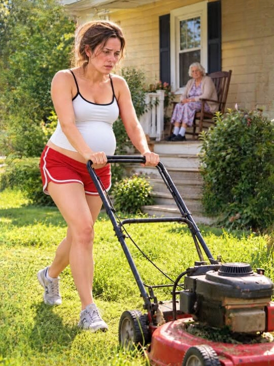 Eight Months Pregnant, I Mowed My 83-Year-Old Neighbor’s Lawn for Free — After Her Death, I Discovered a Secret That Changed Everything