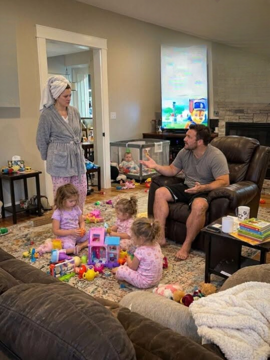 I Left My Husband With Our Four Kids for Just 20 Minutes — What I Saw on the Security Camera Changed Everything