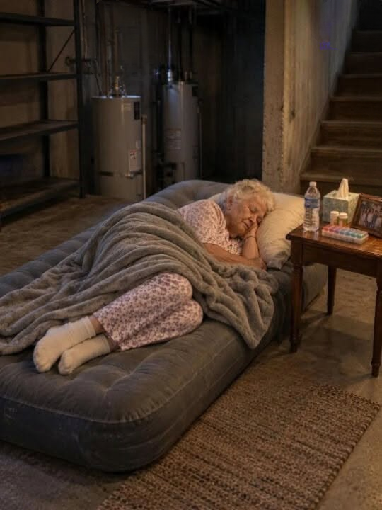 My Husband Made My 70-Year-Old Mother Sleep in the Basement During Chemotherapy — Until One Dinner Changed Everything