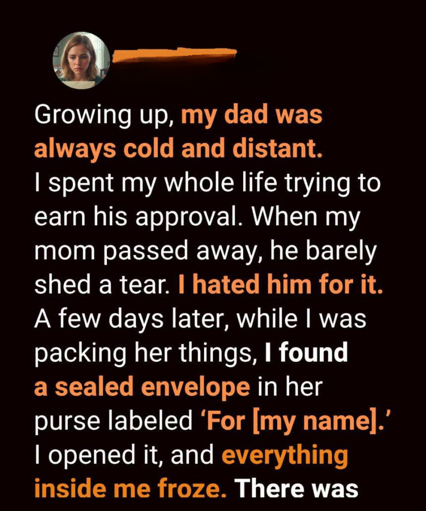 I Hated My Father for Years — Until My Mother’s Letter Revealed the Truth