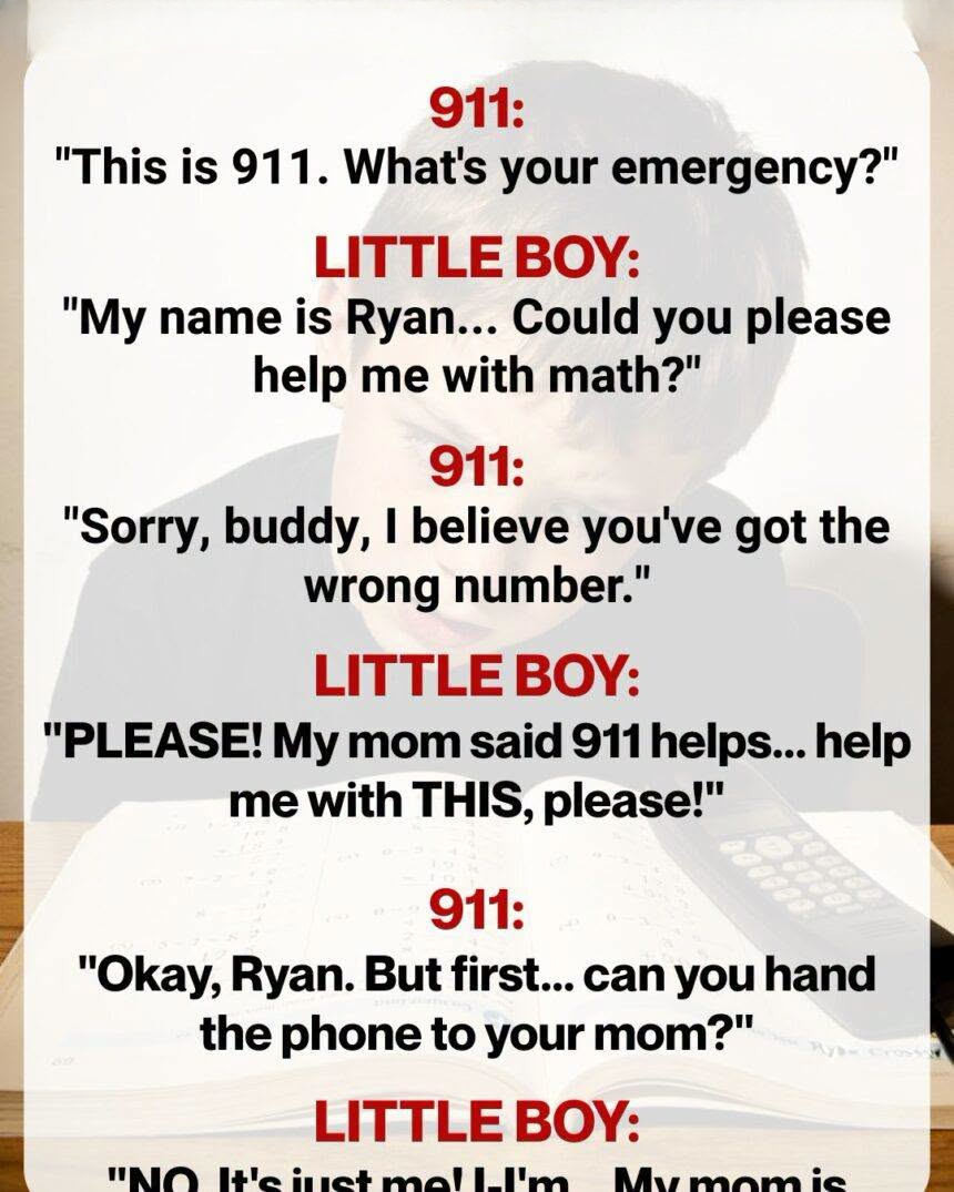 A Boy Called 911 for Help With His Math Homework—But Police Discovered a Real Emergency