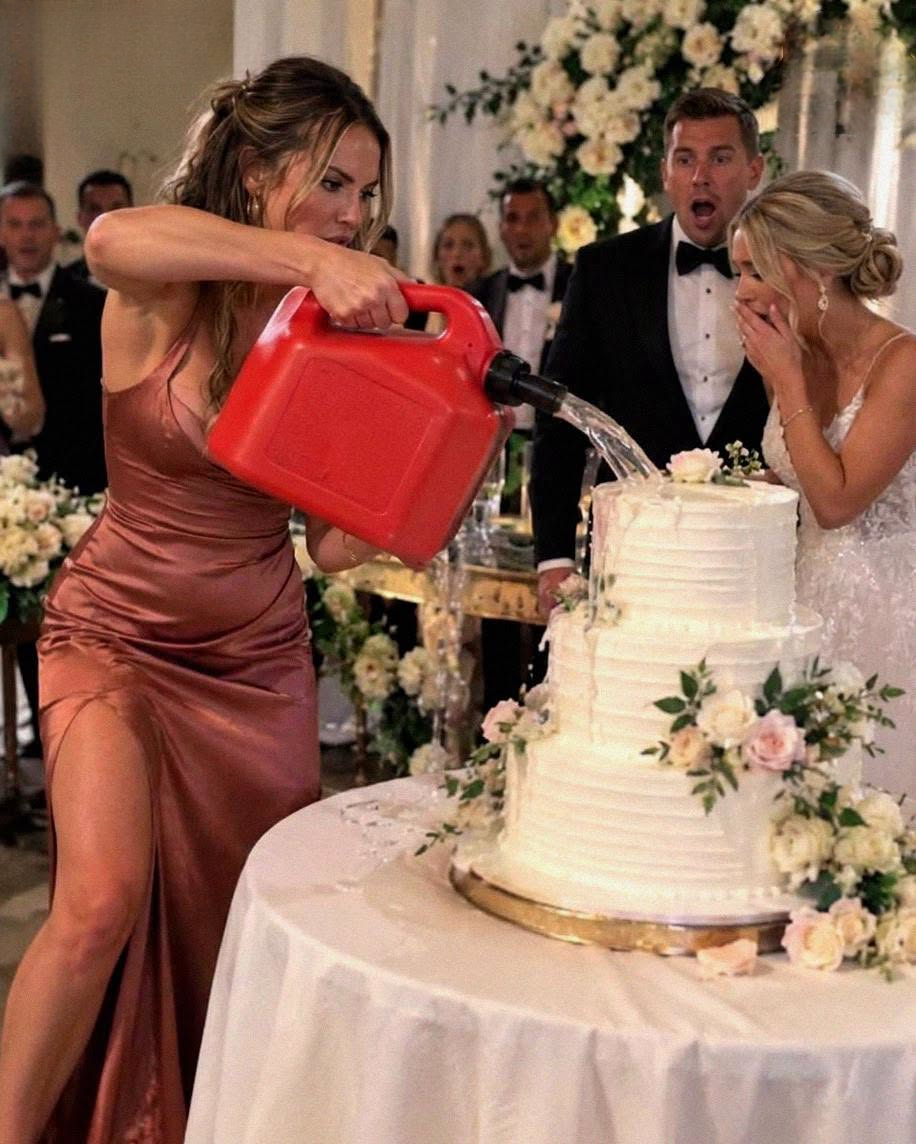 Bride’s Sister Rushed Into the Wedding With a Gas Can: “Tell the Truth, or I’ll Burn It All Down!”